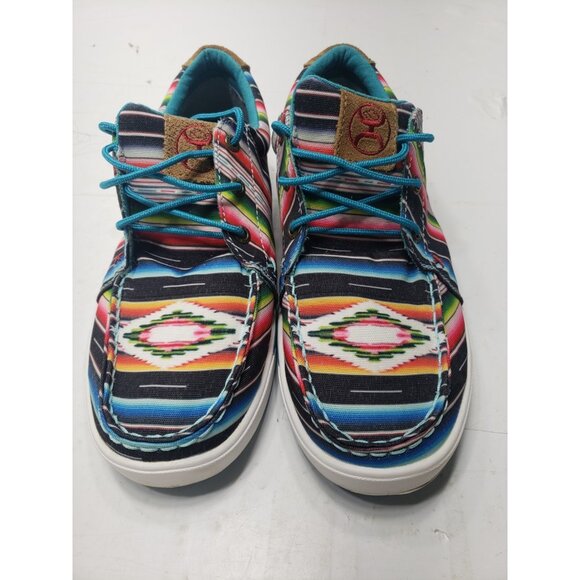 Twisted X Women’s Hooey Aztec Multicolor Serape Loper Shoes Style WHYC008 9M - Picture 1 of 9
